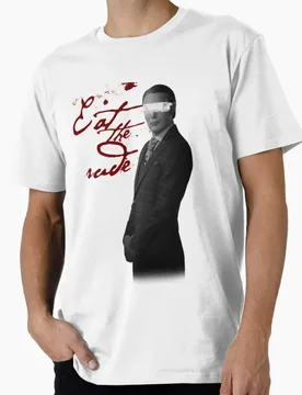 EAT THE RUDE 80s Horror movie Hannibal Scary Halloween Gift t shirt for men 100% cotton print Tee All size tops S-6XL - Aliexpress - FashionsVida