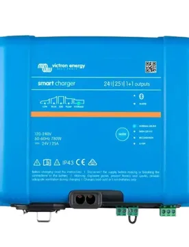 Phoenix Smart Ip43 Charger 25a 24v 120-240v Blue 180 x 249 x 116 mm unisex - Victron energy - FashionsVida