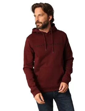 Felpa Con Cappuccio Ben Cabernet L