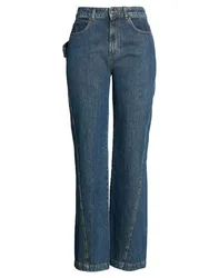 Pantalones vaqueros Mujer Azul marino 34 Mujer