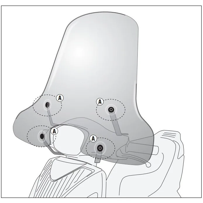 Kit di attacchi per 7053A A7053A Per SYM Symphony S 50- taglia un - GIVI - FashionsVida