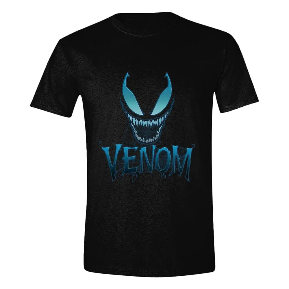 T-shirt à Manches Courtes Marvel Venom Blue Web Face Black / Multicolor M unisex - Pcmerch - FashionsVida