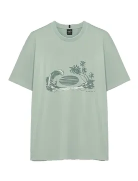 T-shirt à Manches Courtes Anti-uv Waterscape Ventura Sun Faded Green S