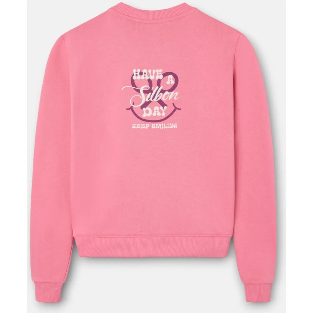 Sudadera de mujer have a day - Silbon - FashionsVida