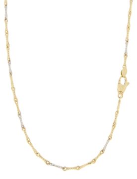 Collana Uomo Oro Giallo Bianco GL100769