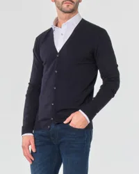 Cardigan Paul Baker blu in viscosa