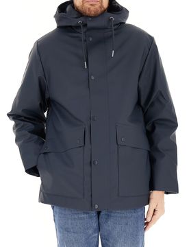 Impermeabile con cappuccio BLU NAVY S