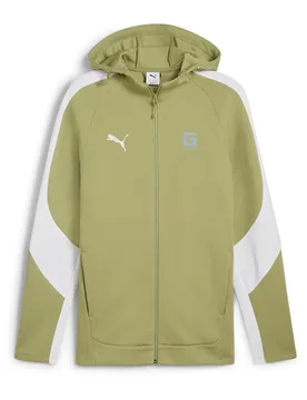 Veste De Survêtement Girona Fc Teamevostripe Calming Green / Silver S - Puma - FashionsVida