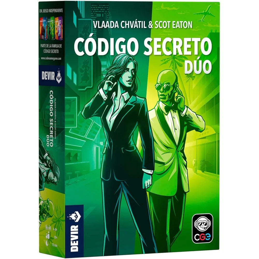 Juego de mesa Código secreto dúo - Devir - FashionsVida