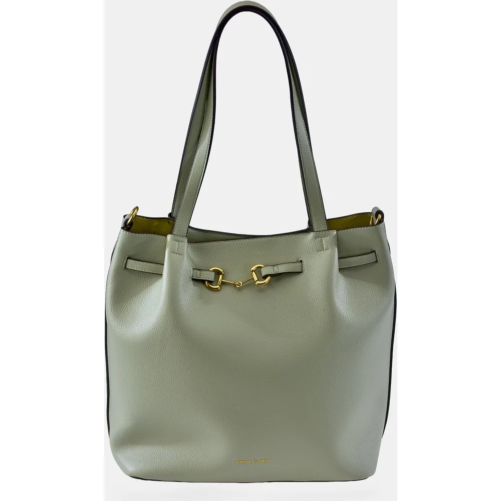 Bolso shopper doble asa larga en PU - Pierre Cardin - FashionsVida
