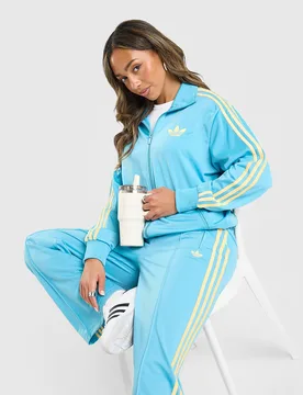 Womens Felpa Adicolor Classic Firebird Loose - Blu, blu blu Donna taglia L - Adidas - FashionsVida