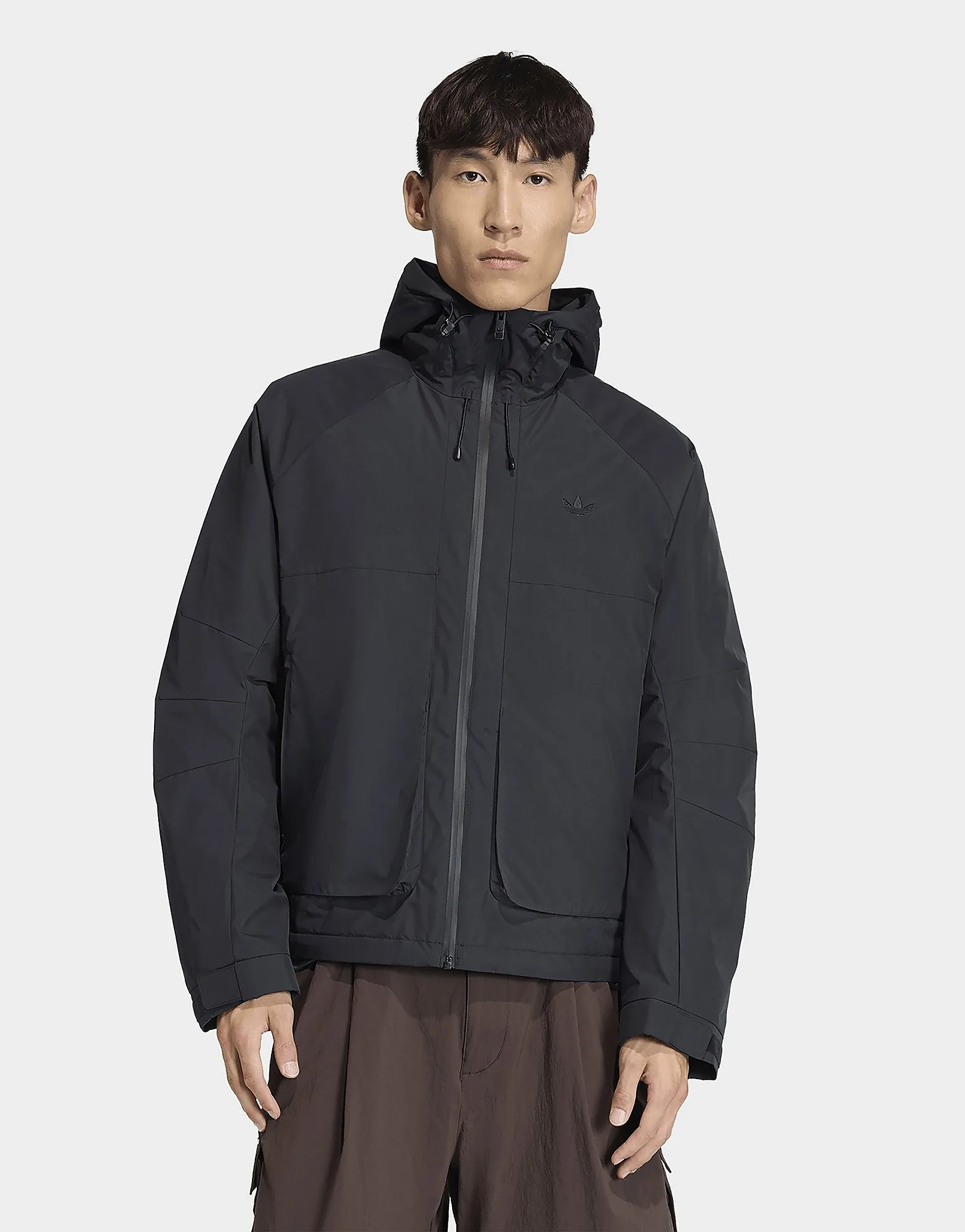 Mens GIACCA PREMIUM ESSENTIALS UTILITY - Nero, nero nero Uomo taglia XS - Adidas - FashionsVida