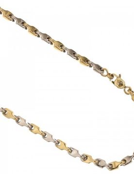 Collana Uomo in Oro Giallo e Bianco 803321700478