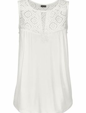 LASCANA Blusa offwhite