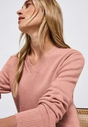 V-Neck Pullover female Rosa