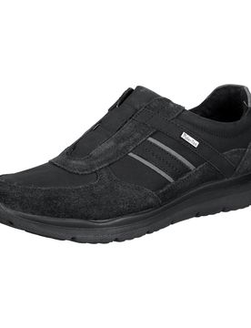 Herren-Wildleder-Slipper schwarz 41 Herren