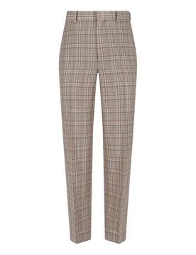 Auralee Pantaloni In Seta E Lino