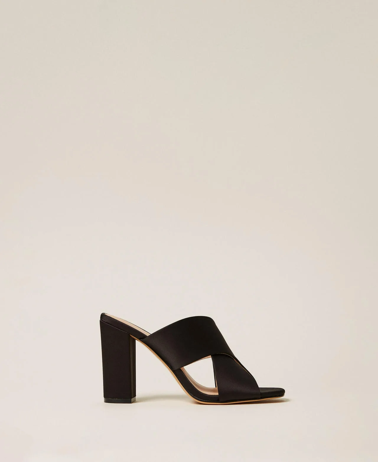 Twinset Mules en satin - TWINSET - FashionsVida