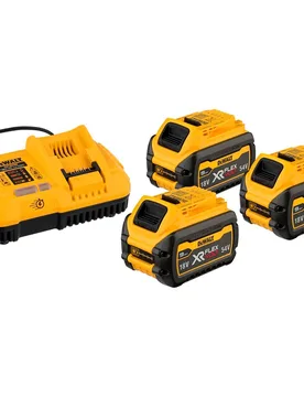 Chargeur Et Batterie Dcb118x3-qw Black / Yellow One Size - DEWALT - FashionsVida