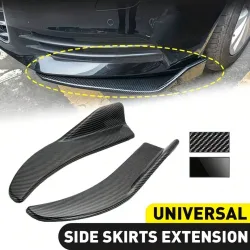 Piezas Alerón universal para parachoques de coche, Modificación de parachoques, Protector de labio delantero y trasero, Piezas de modificación exte