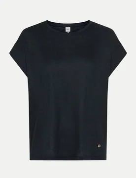 Brax Leinen-Shirt CAELEN Schwarz 40 - Brax - FashionsVida