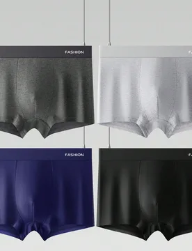 Piezas/paquete Calzoncillos tipo bóxer transpirables y cómodos para hombres, shorts deportivos elásticos, ropa interior casual y duradera para uso - Shein - FashionsVida