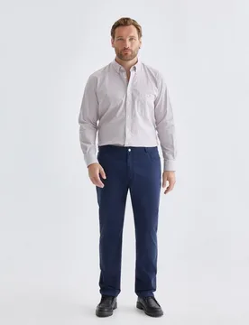 Pantalón hombre de cinco bolsillos sport regular algodón elastómero - Dustin - FashionsVida