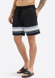 Mens Cromer 7" Swim Short - Black - Size Small