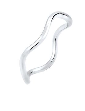 ELLI Anillo 'Wave' plata