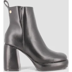 Botines de mujer con caña media y tacón de bloque