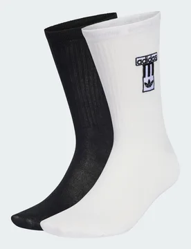 Calzini Crew ADIBRK 2 PAIA 43-45 White / Black - Adidas - FashionsVida