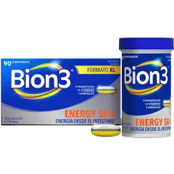 Comprimidos Multivitamínicos Con Probióticos Energy 50 +