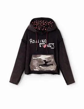 Sweat-shirt The Rolling Stones BLACK L female - Desigual - FashionsVida