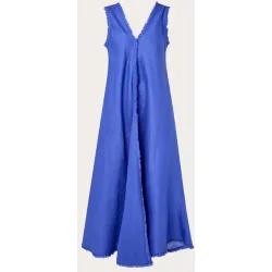 Vestido largo de lino