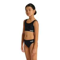 Solid Bikini Black 104 cm Girls