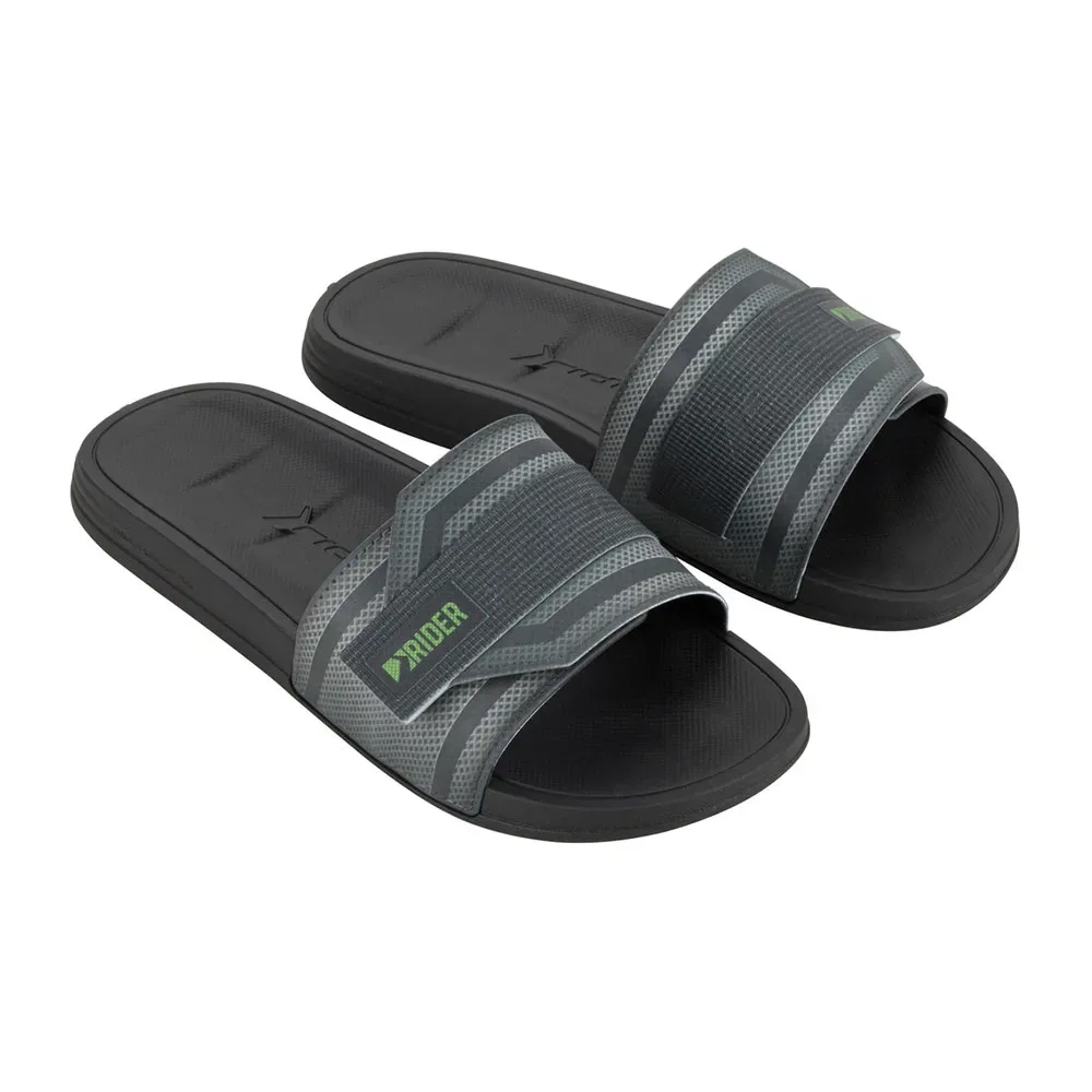 Walk Slides Black / Black / Green UK 8 Men - Rider - FashionsVida