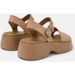Sandalias de plataforma de mujer Tasha de piel