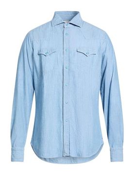 Camisa vaquera Hombre Azul marino 40,41 Hombre