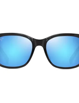 Occhiali Da Sole Polarizzati Owelo Shiny Translucent Dark Grey Blue Hawaii/CAT3