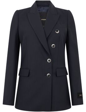 Striped Jacket with Decorative Buttons