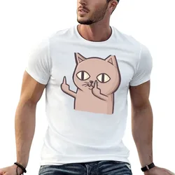 FU cat T-Shirt Plus Size Loose Short Sleeve Top