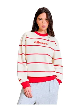 Pull Taggia Off White/Red XS Fille - Ellesse - FashionsVida