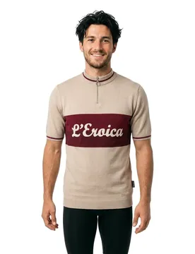 Maillot à Manches Courtes Eroica Vino