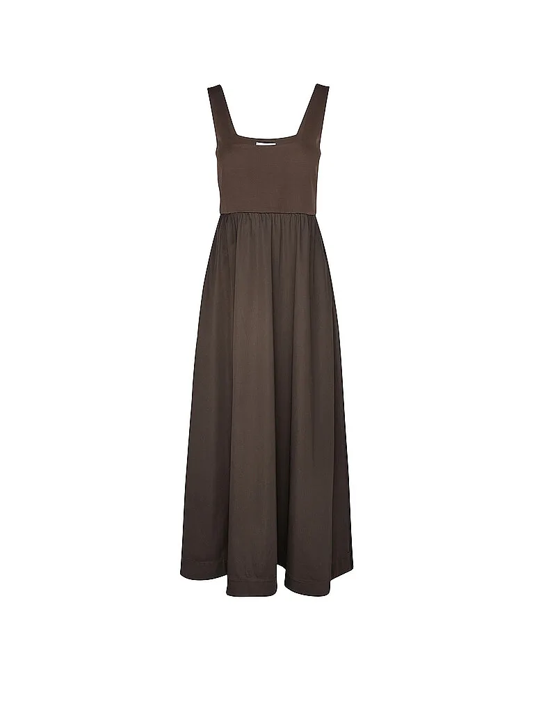 Comma Midikleid marrone 46 - Comma - FashionsVida