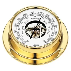 Tempo 85 Barometer Brass 85 x 32 mm unisex