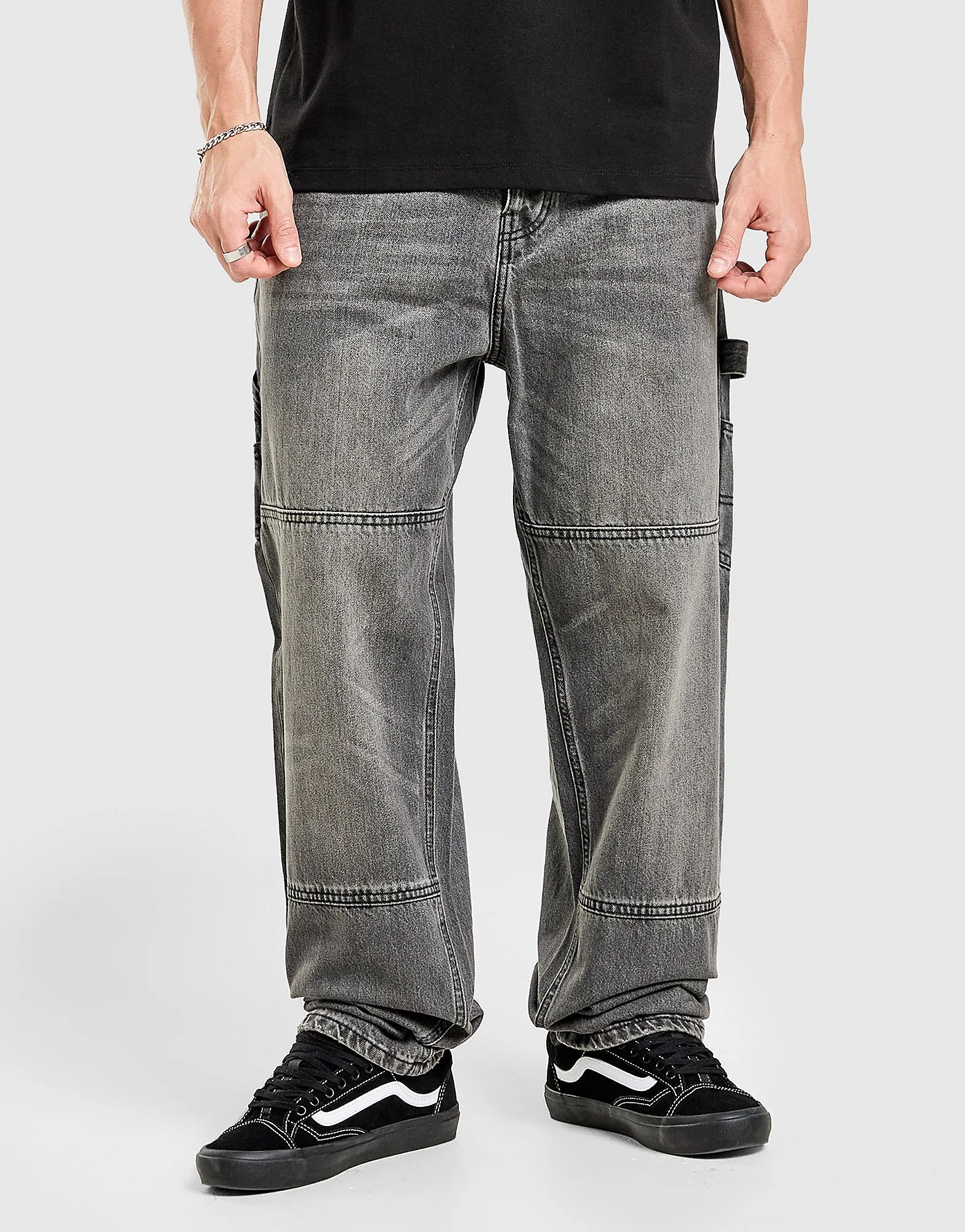 Rocco Jeans - Herren, Grau - male - Size: M - Unlike Humans - FashionsVida