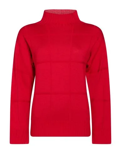 Rollkragenpullover Damen Rot M,S Damen - CORTE dei GONZAGA - FashionsVida