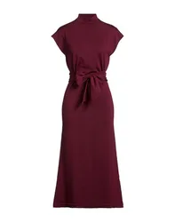 Midi-Kleid Damen Bordeaux 32,34,36 Damen