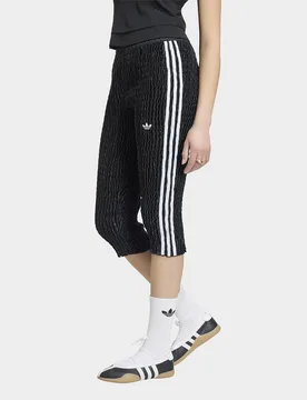 Womens LEGGINGS ARRICCIATI x MIA MARQUEZ CAPRI - Nero, nero nero Donna taglia S - Adidas - FashionsVida
