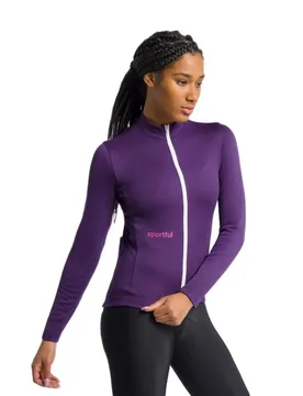 Maglia A Maniche Lunghe Classic Thermal Galactic Purple - Sportful - FashionsVida
